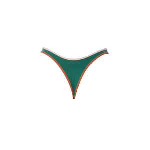 TANGA ASA DELTA VERDE CON MARRON
