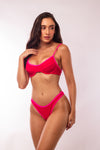 TOP CON ARO ROJO CON ROSA