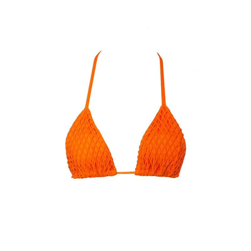TOP TRIÁNGULO TELLA NARANJA