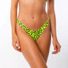 TANGA ASA DELTA LEOPARDO VERDE NEON