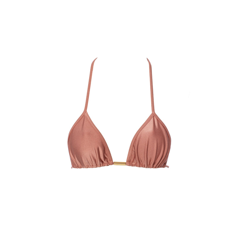 TOP TRIÁNGULO SHINE NUDE CALLAS