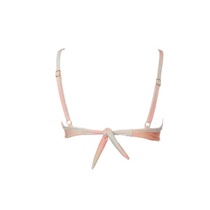 TOP CON ARO ACUARELA LUREX ROSA
