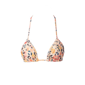TOP TRIÁNGULO LEOPARDO LUREX