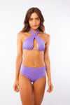 TOP MIL MANERAS LUREX LAVANDA