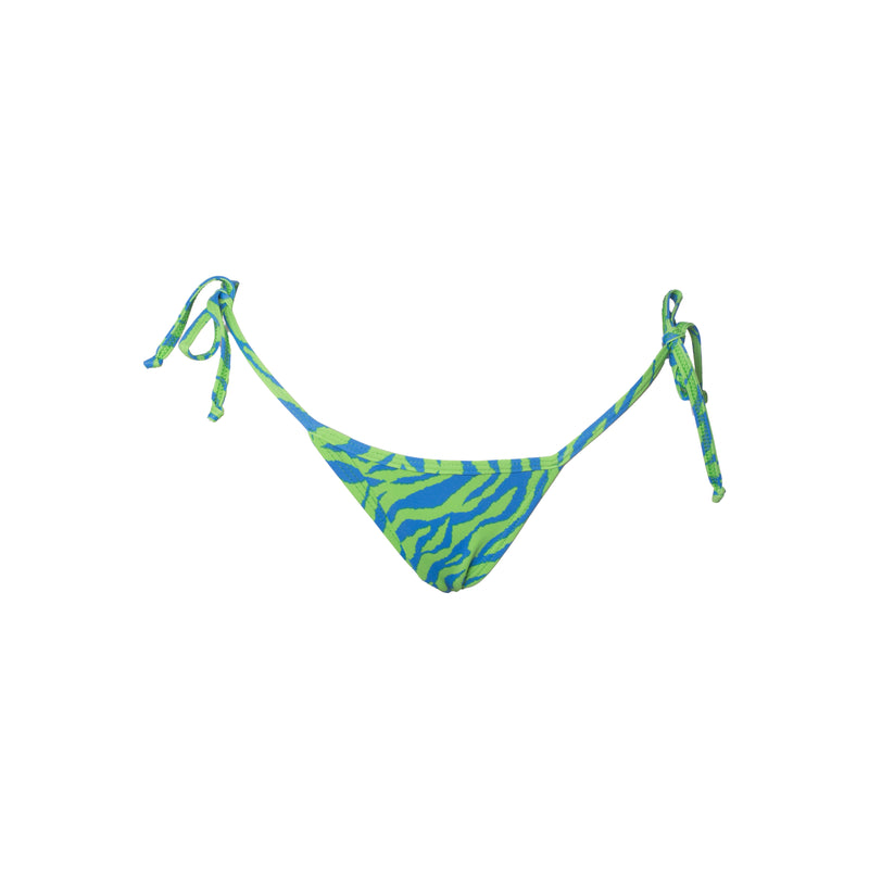 TANGA RIPPLE CEBRA VERDE CON AZUL