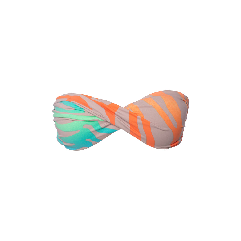 TOP RELLENO CEBRA COLOR NEON