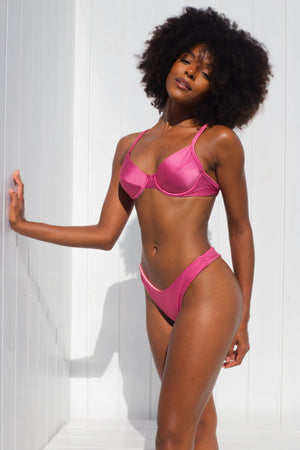TOP CON ARO TEXTURIZADO ROSE
