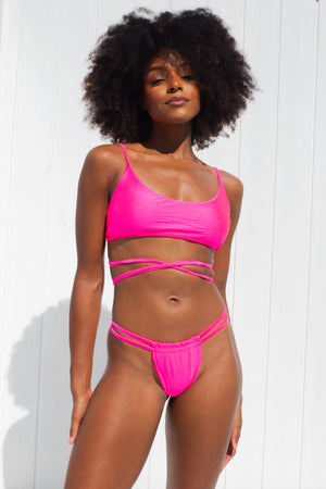 TOP BASIC TEXTURIZADO ROSA PINK