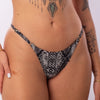 TANGA REGULABLE SERPIENTE BLACK