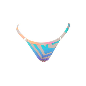 MINI TANGA REGULABLE CEBRA COLOR NEON