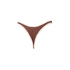 TANGA ASA DELTA MARRON CON OFF WHITE