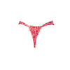 TANGA CORTINA SERPIENTE ROJO