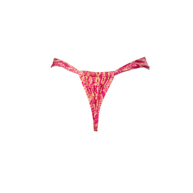 TANGA CORTINA SERPIENTE ROJO