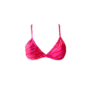 TOP FÍJO CEBRA ROSA CON ROJO