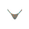 MINI TANGA REGULABLE LEOPARDO NARANJA CON AZUL