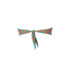 TOP RELLENO LEOPARDO NARANJA CON AZUL