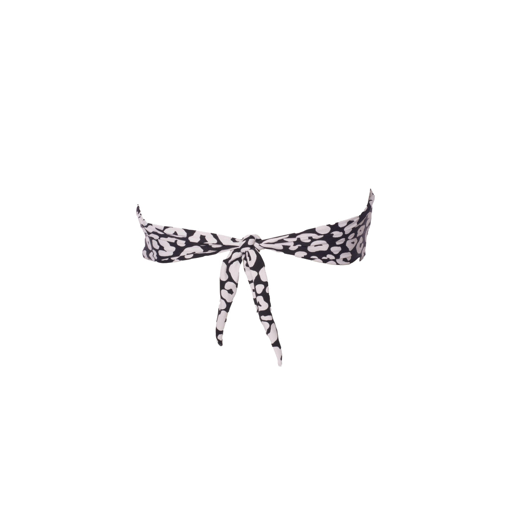 TOP RELLENO LEOPARDO NEGRO CON BLANCO