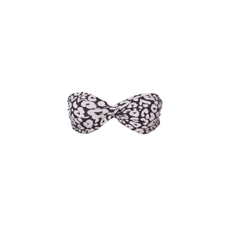 TOP RELLENO LEOPARDO NEGRO CON BLANCO