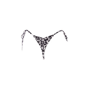 TANGA RIPPLE LEOPARDO BLANCO CON NEGRO