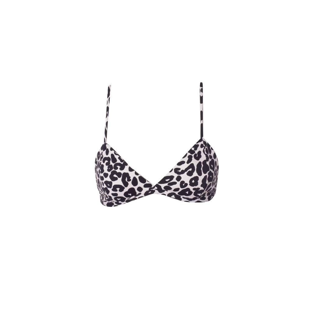 TOP FÍJO LEOPARDO NEGRO CON BLANCO
