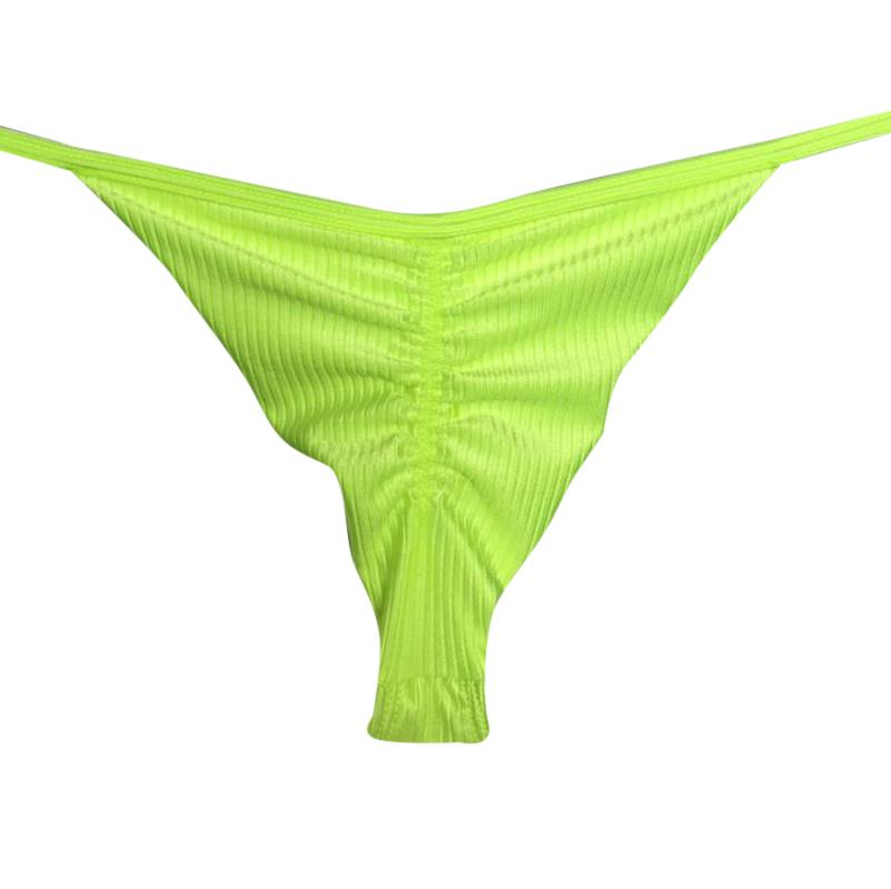 TANGA LAZO ANA TEXTURIZADO VERDE NEON