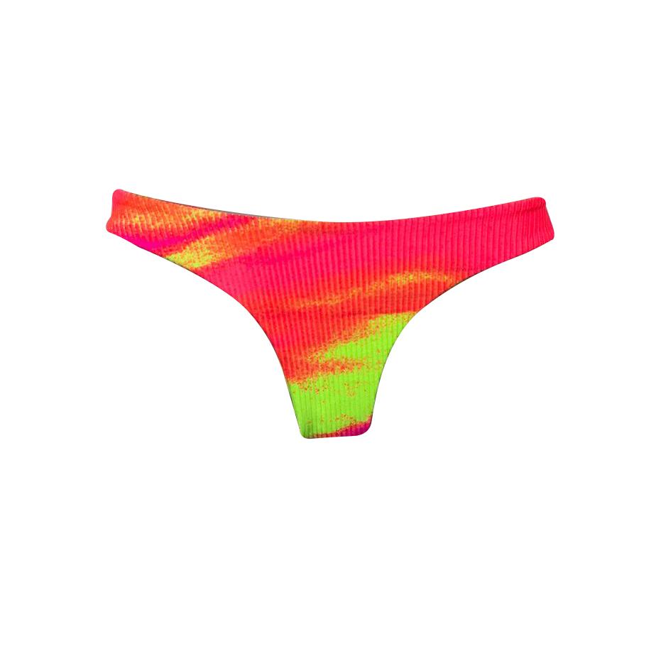 TANGA ASA DELTA TEXTURIZADO TIE DYE NEON HOT