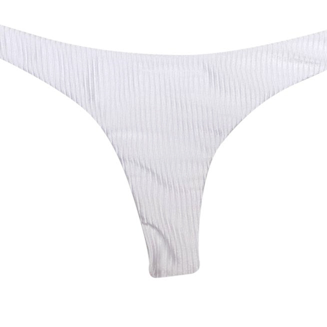 TANGA ASA DELTA TEXTURIZADO BLANCO