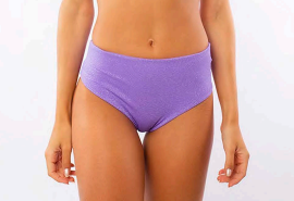 HOT PANT LUREX LAVANDA