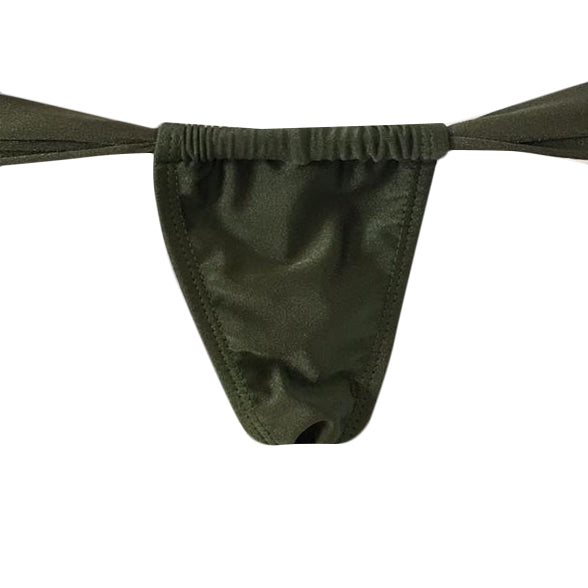 TANGA CORTINA SHINE VERDE MILITAR