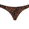 TANGA  ASA DELTA LEOPARDO MARRÓN