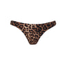 TANGA  ASA DELTA LEOPARDO MARRÓN