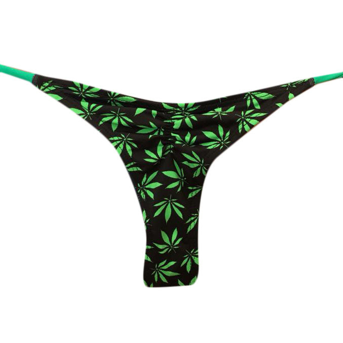 TANGA RIPPLE MARIJUANA NEGRO