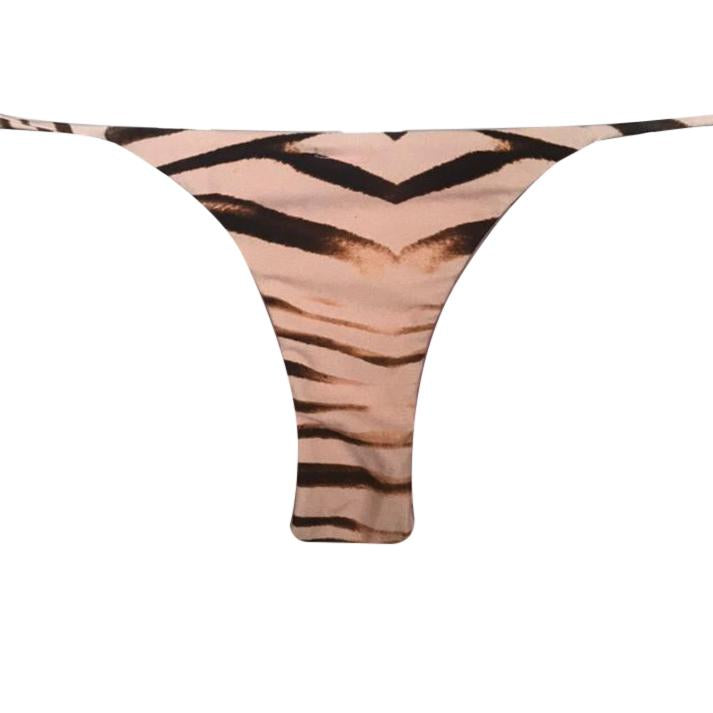 MINI TANGA LAZO CEBRA NUDE