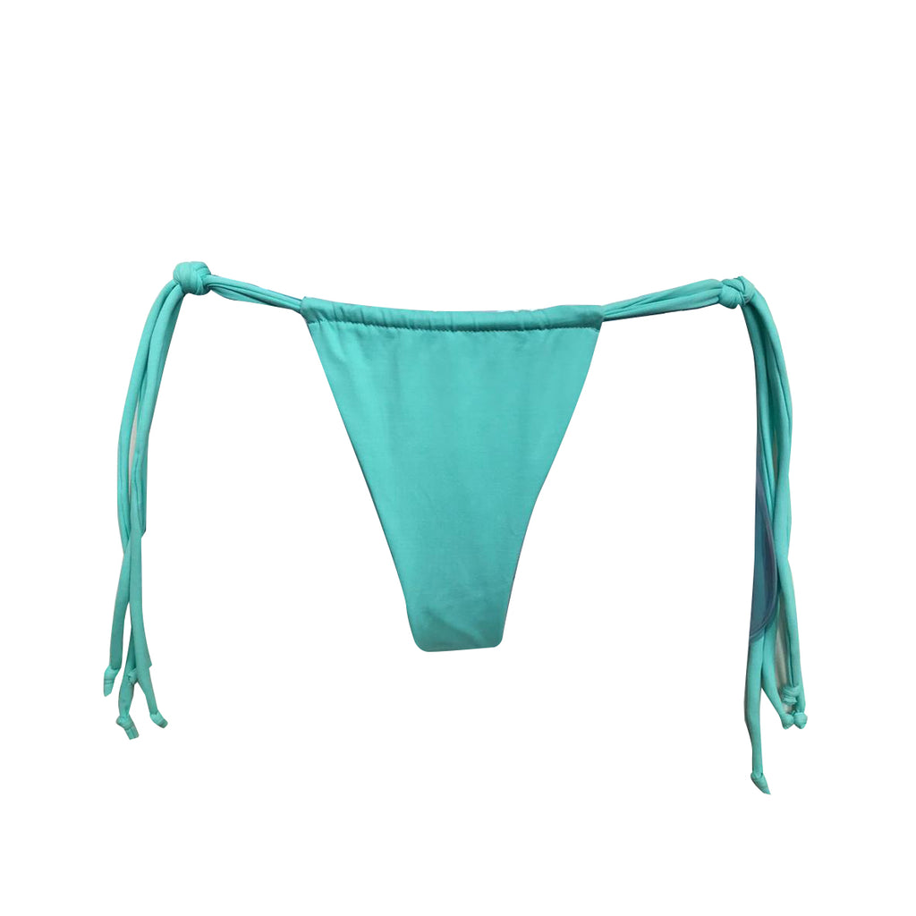 TANGA CORTINA LAZO TURQUESA