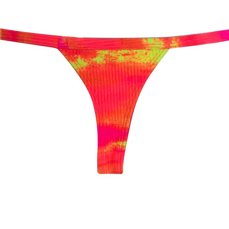 MINI TANGA TEXTURIZADO TIE DYE NEON HOT