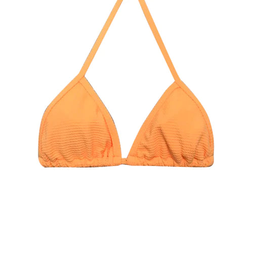 TOP TRIÁNGULO DRAPE NARANJA