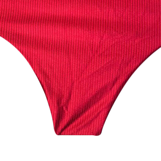 HOT PANT TEXTURIZADO ROJO