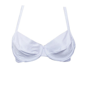 TOP CON ARO TEXTURIZADO BLANCO