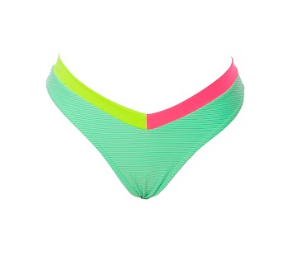 TANGA ANALU BICOLOR VERDE