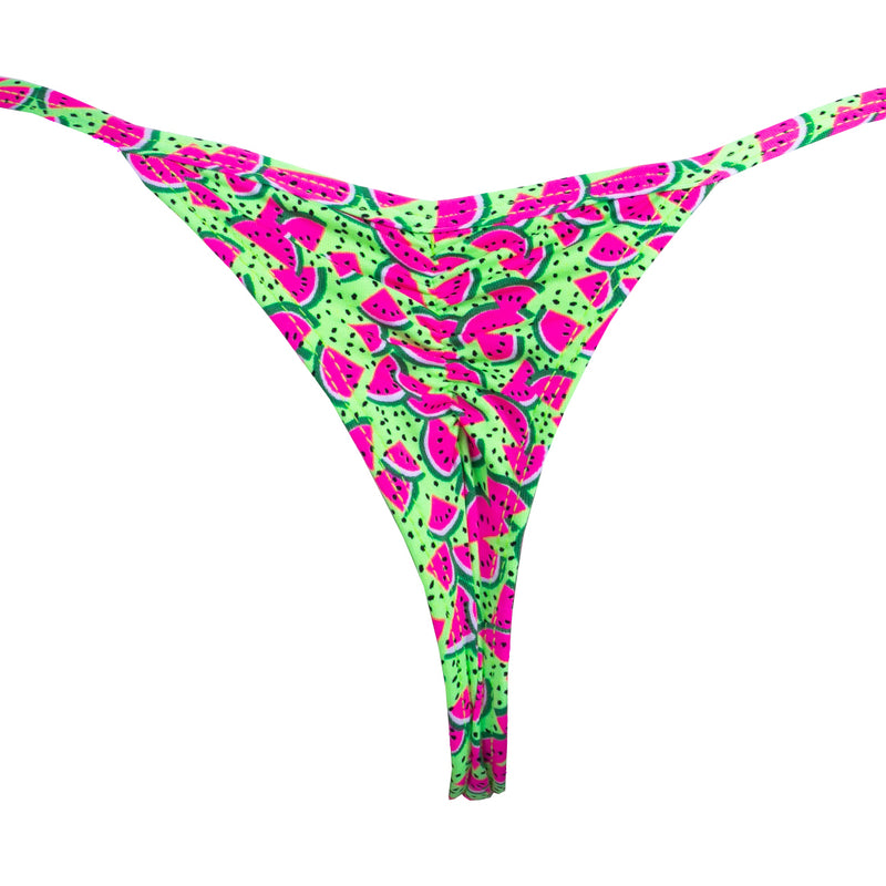 TANGA RIPPLE SANDÍA VERDE CON ROSA