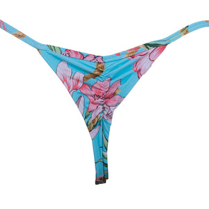 TANGA RIPPLE FLORAL AZUL