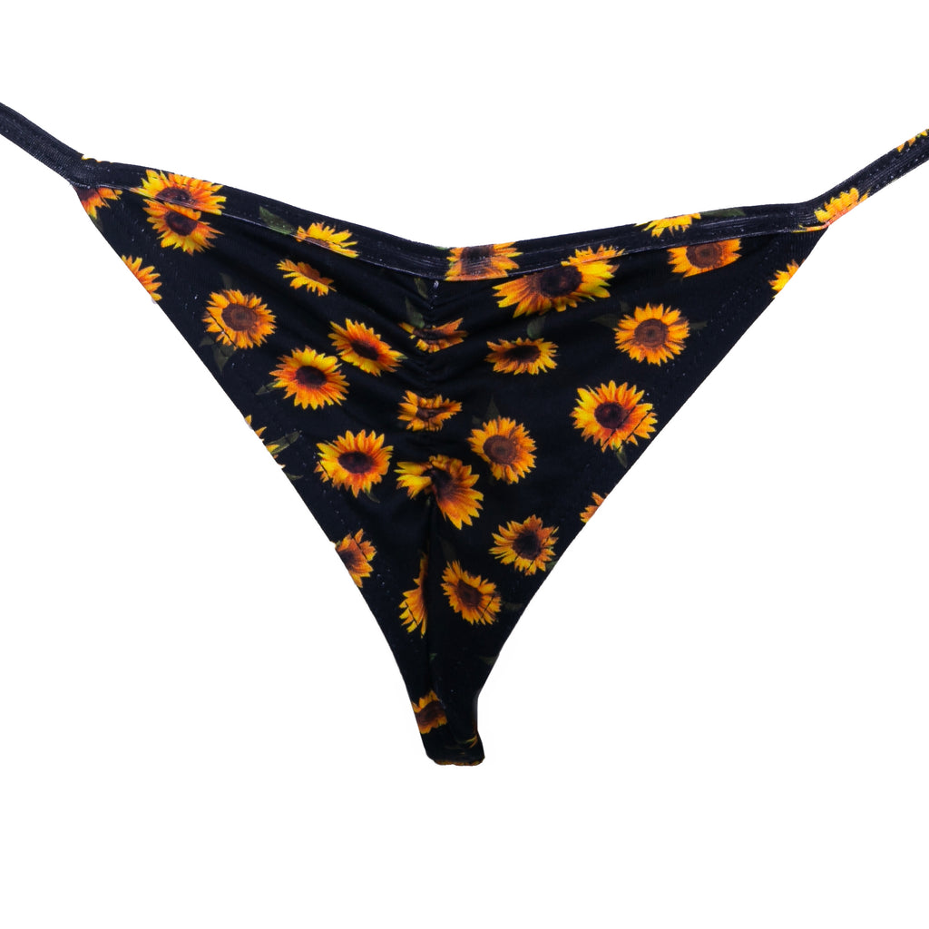 TANGA RIPPLE GIRASOL NEGRO