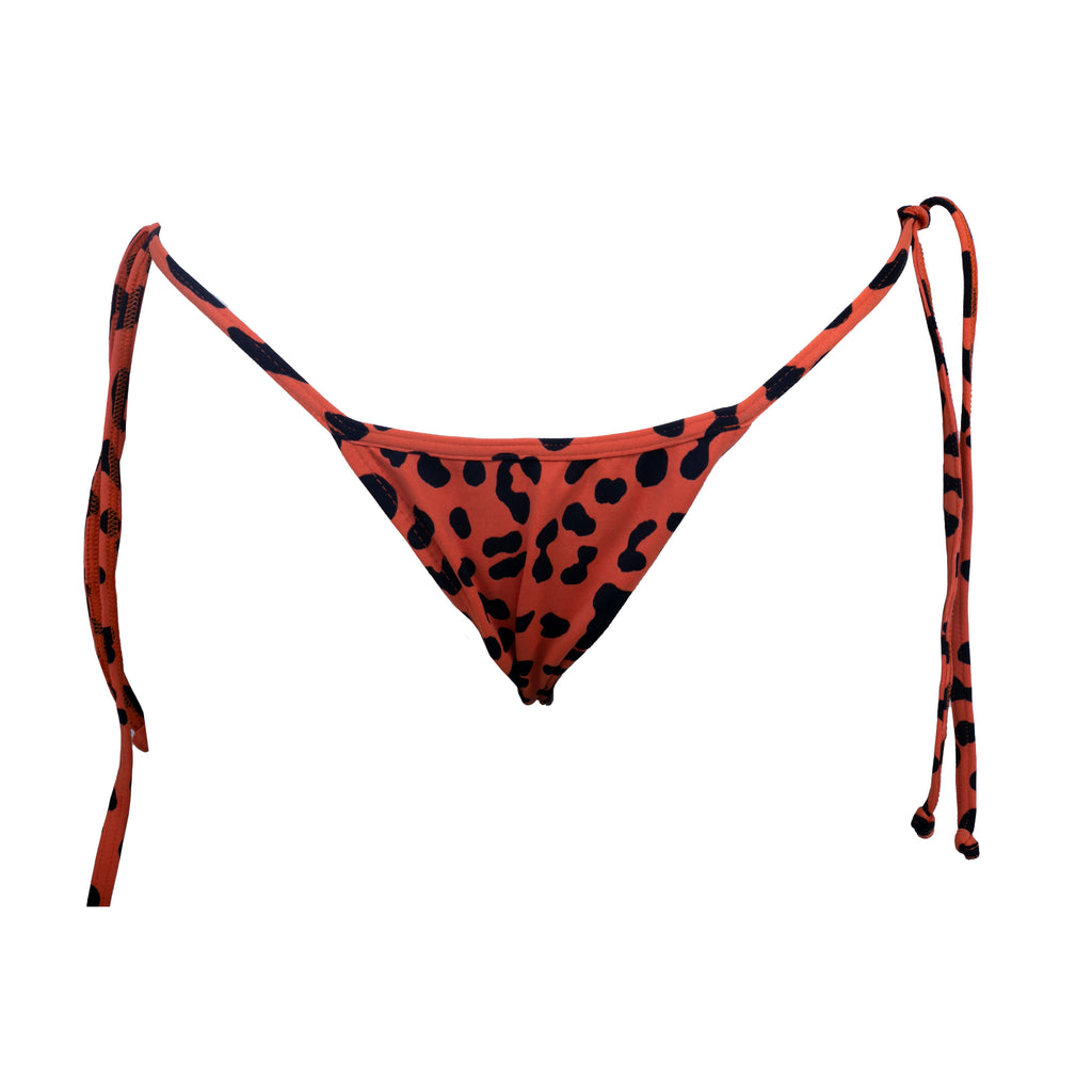 TANGA RIPPLE LEOPARDO NARANJA