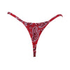 MINI TANGA PAISLEY ROJO