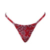 MINI TANGA PAISLEY ROJO