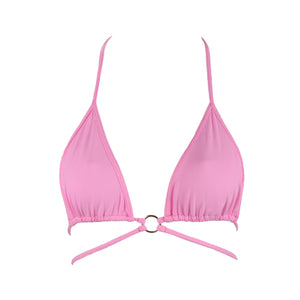 TOP TRIÁNGULO ANILLO ROSA