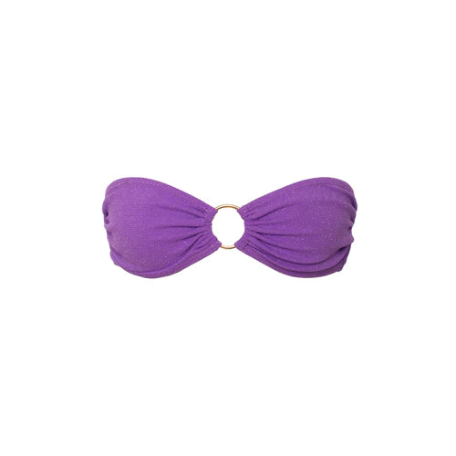 TOP FAJA ANILLO LUREX MORADO