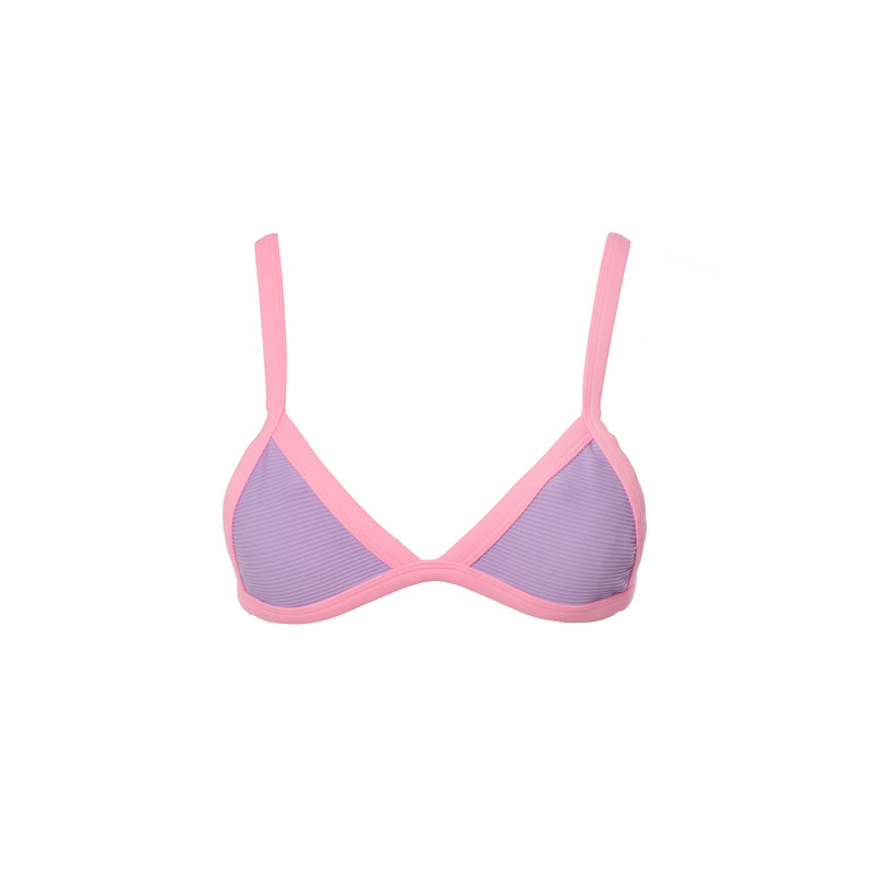 TOP FÍJO BICOLOR MORADO