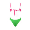 BODY ARGOLA TWISTER ROSA CON VERDE NEON