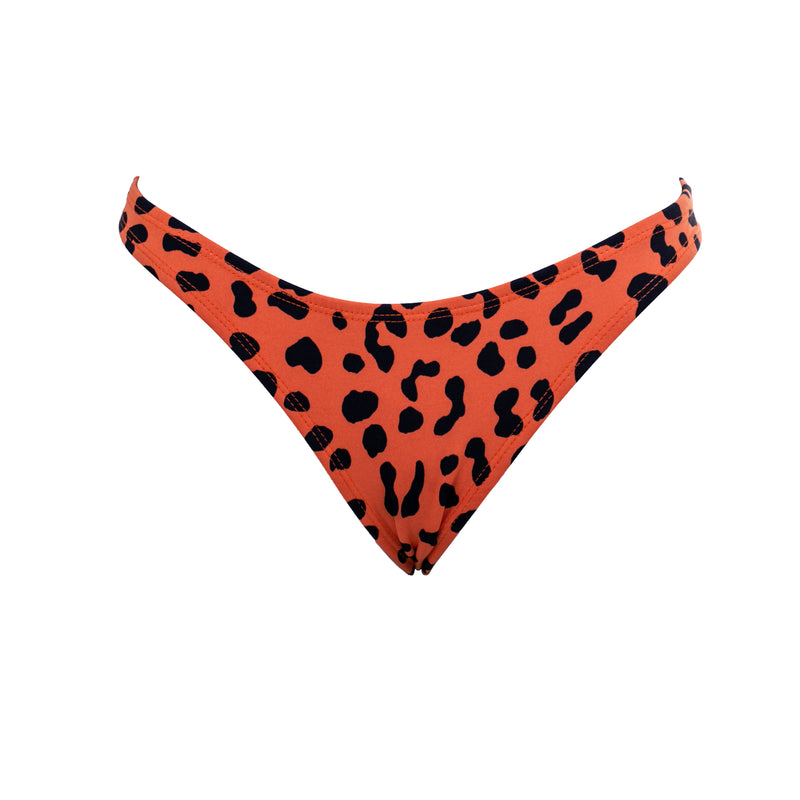 TANGA ASA DELTA LEOPARDO NARANJA